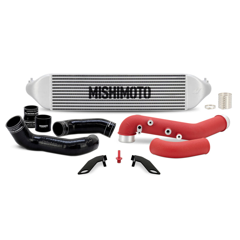 Mishimoto 2023+ Honda Civic Type-R Intercooler Kit w/Pipes - Silver Intercooler/Red Pipes-thumbmail-1