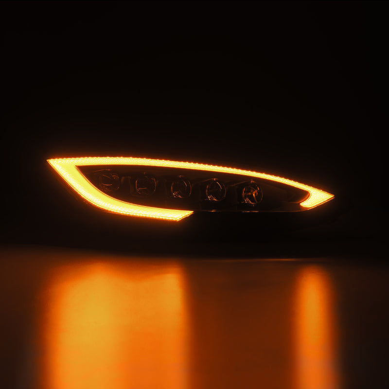 AlphaRex 12-21 Tesla Model S NOVA-Series LED Proj Headlights Blk w/Activtn Light & Seq.Sig / SB DRL-thumbmail-2