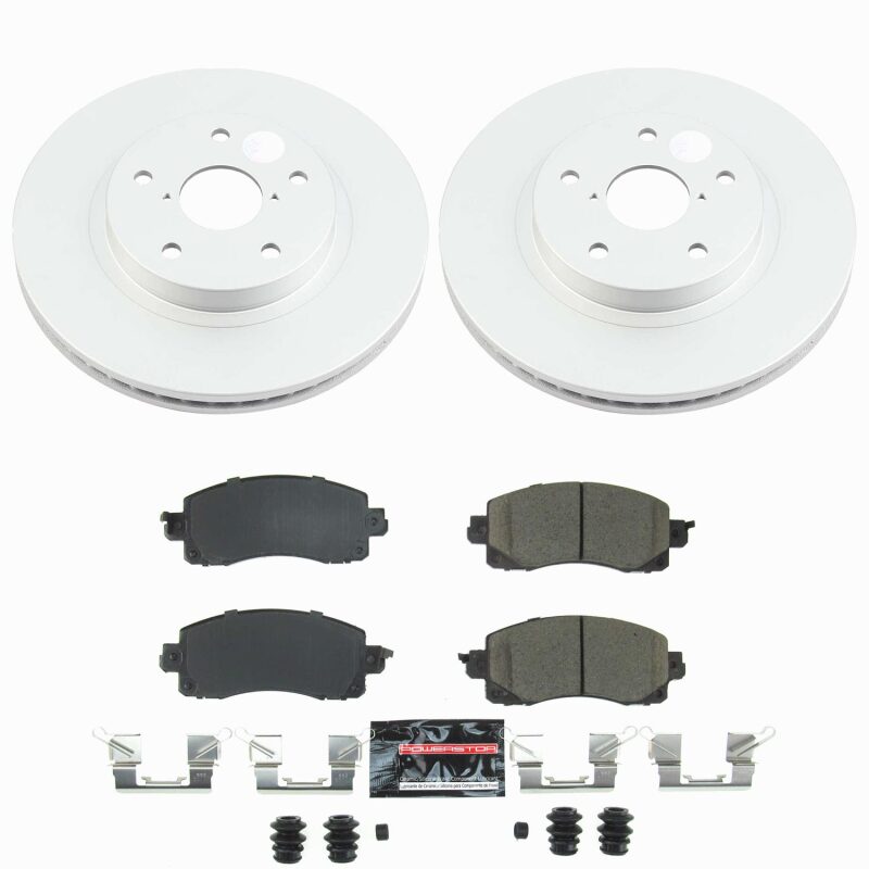 Power Stop 19-24 Subaru Forester Front Z23 Coated Brake Kit-thumbmail-1