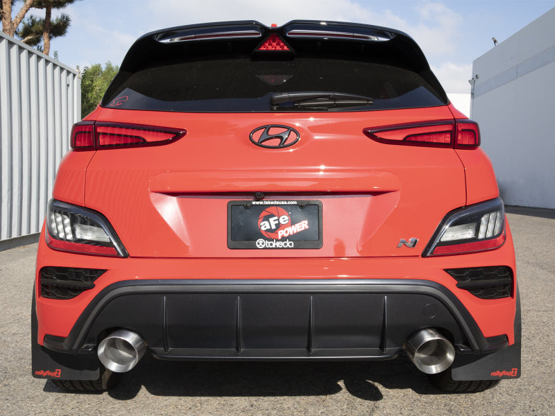 aFe 22-23 Hyundai Kona N L4-2.0L (t) Takeda 3in 304 SS Cat-Back Exhaust System w/ Polished Tips-thumbmail-2
