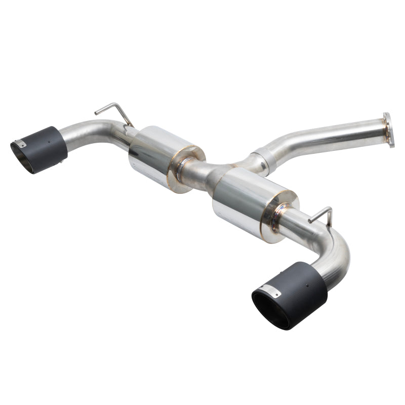Injen 19-22 Hyundai Veloster N L4 2.0L Turbo Performance SS Axle Back Exhaust System - Carbon Tips-thumbmail-1