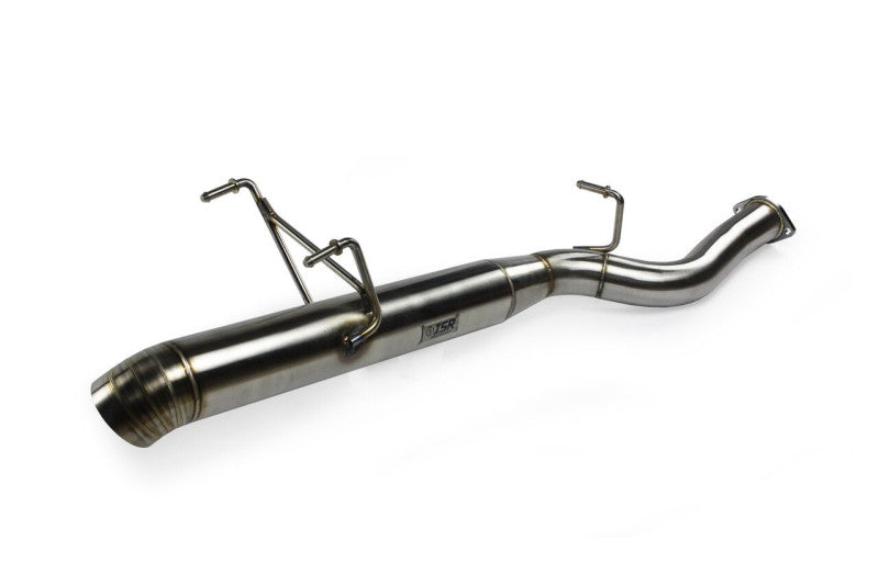 ISR Performance Series II - EP Single Tip Blast Pipe Exhaust - Resonated - 89-94 Nissan 240sx (S13)-thumbmail-1