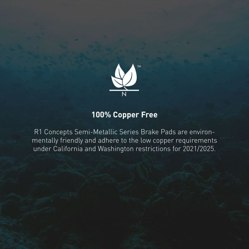 R1 80-84 Volkswagen Rabbit Pickup Front Semi Met Brake Pads-thumbmail-3