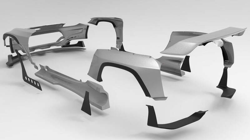 GReddy Pandem 2022+ Toyota GR86 (ZN8) Rocket Bunny V1.5 Ducktail Wing-thumbmail-3