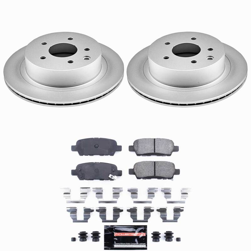 Power Stop 03-05 Infiniti G35 Rear Z23 Coated Brake Kit-thumbmail-1