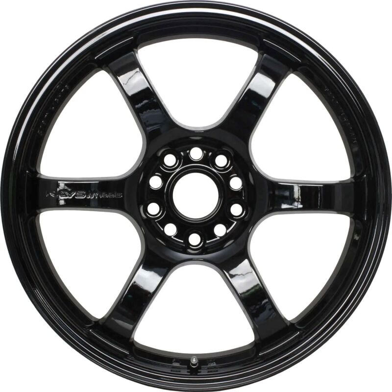 Gram Lights 57DR 18x9.5 +38 5-120 Glossy Black Wheel-thumbmail-1