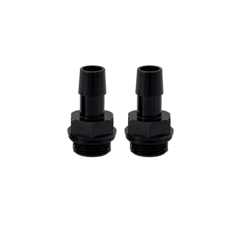 Mishimoto 2pcs. M20x1.5 1/2in Aluminum Catch Can Fittings - Black-thumbmail-2