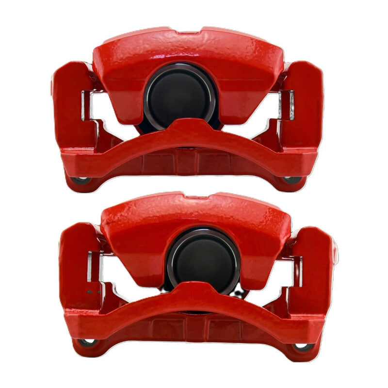 Power Stop 21-24 Toyota Venza Front Red Caliper w/Bracket (Pair)-thumbmail-1