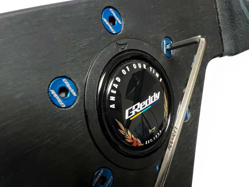 GReddy Steering Wheel Bolts - Burnt-Titanium Blue (Set of 6)-thumbmail-3