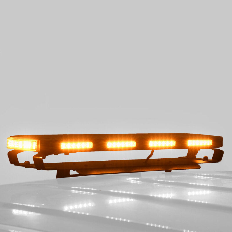Putco 24In Universal 24In Tri Color Hornet Light (Amber/Blue/White) - LED Stealth Rooftop Strobe Bar-thumbmail-4