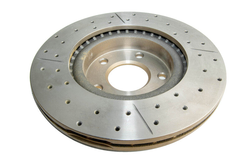 DBA 03-05 350Z / 03-04 G35 / 03-05 G35X Front Drilled & Slotted Street Series Rotor-thumbmail-2