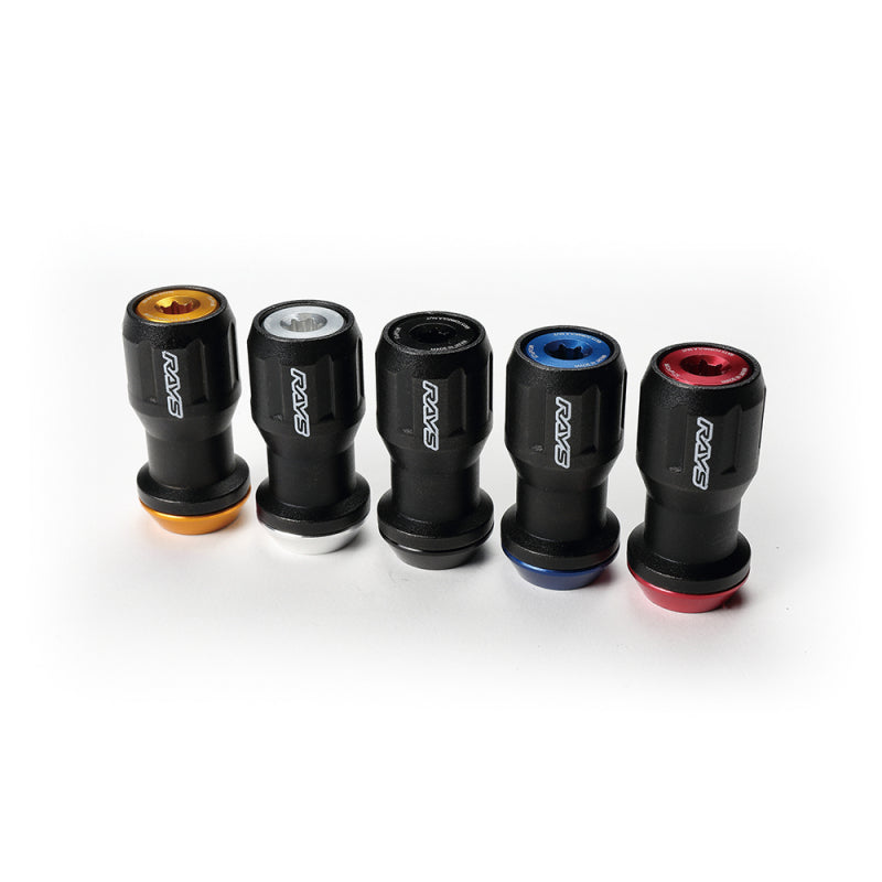 Rays 14x1.50 Formula FN-II Lug Nut Set 20 Special Lugs - Orange/Black-thumbmail-1