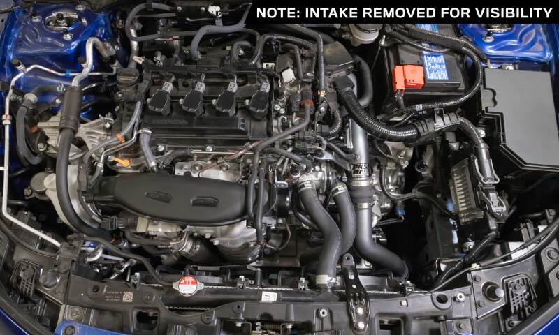 K&N 22-24 Honda Civic 1.5L L4 Aluminum Charge Pipe Kit - Gunmetal Gray-thumbmail-2