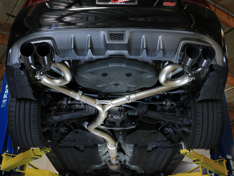 aFe Subaru WRX/STi 15-21 H4-2.0/2.5L Takeda 3in to 2-1/2in Stainless Cat-Back Exhst w/ Black Tip-thumbmail-3
