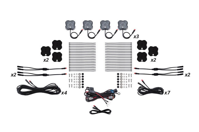Diode Dynamics RGBW Rock Light Installer Magnet Mount Kit (12-pack)-thumbmail-1