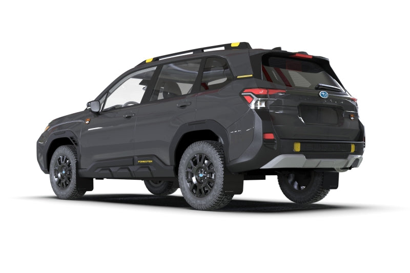 Rally Armor 2026 Subaru  Forester Wilderness Black UR Mud Flap w/Dark Grey Logo-thumbmail-2