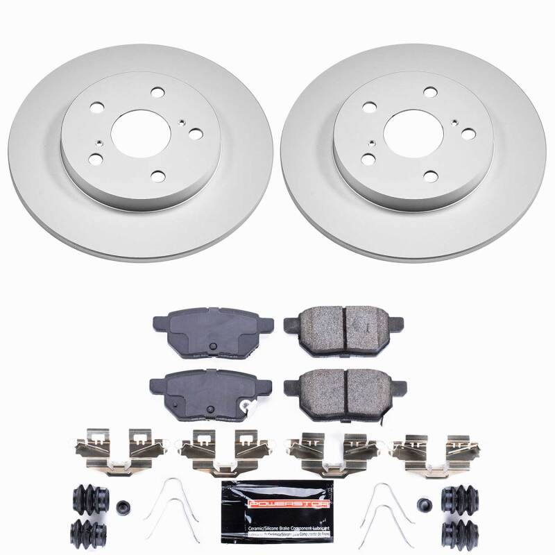 Power Stop 2016 Scion iM Rear Z23 Coated Brake Kit-thumbmail-1