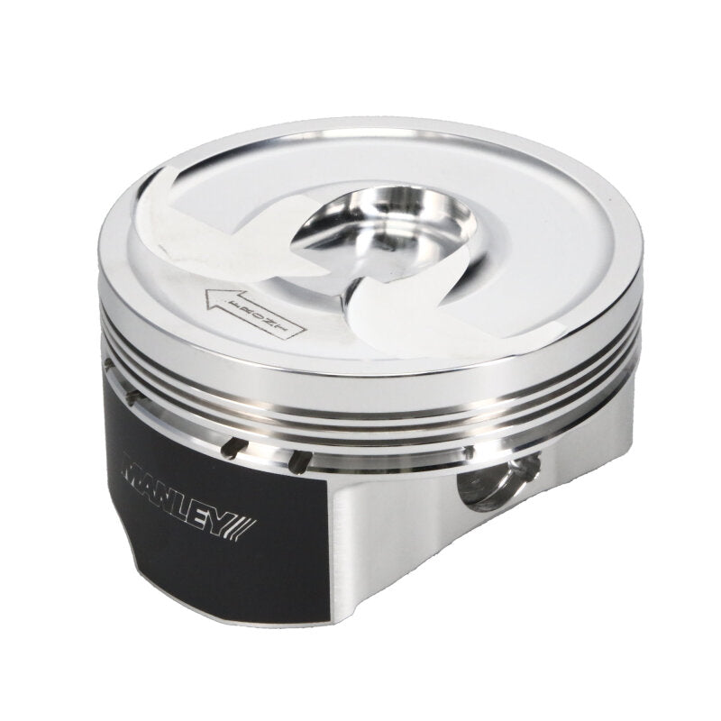 Manley Chevrolet LT1 4.075in Bore 4in Stroke -12cc Dish Platinum Series Piston Set-thumbmail-4