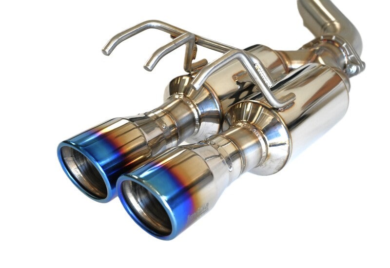 Invidia 22+ Toyota GR Corolla R400 Rolled Titanium Tip Cat-Back-thumbmail-2