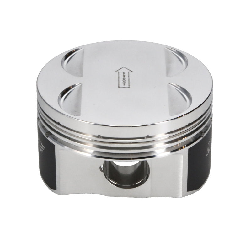 Manley Nissan GTR VR38DETT 98mm Bore 88.4mm Stroke -2cc Dish Turbo Tuff Piston Set w/ Rings-thumbmail-4
