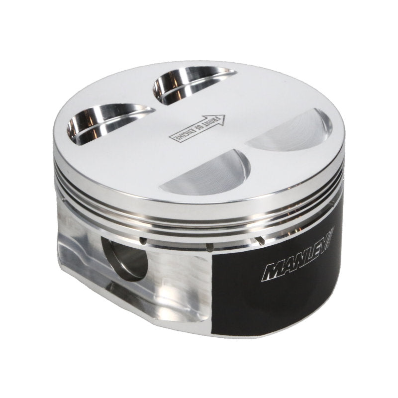 Manley 04+ Subaru WRX STi (EJ257) 75mm DE-STROKED 99.75mm +.25mm Bore 9.8:1 Dish Piston Set w/ Rings-thumbmail-3