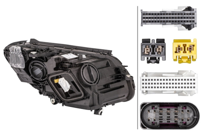 Hella 2019 Mercedes-Benz C Class Headlamp Lh W/O Led Dyn-thumbmail-2