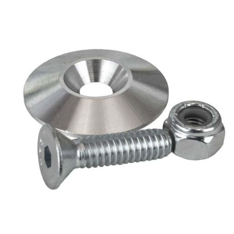 Moroso 1.25in Taper Washer - Raw (10 Pack w/Hardware)-thumbmail-1
