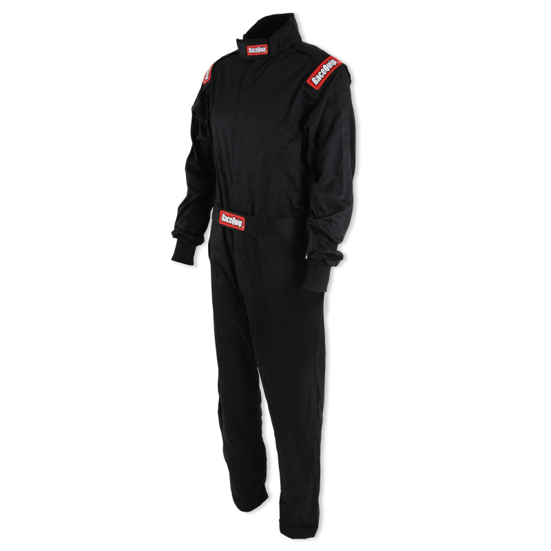 RaceQuip Black Chevron-1 Suit - SFI-1 Medium-thumbmail-3