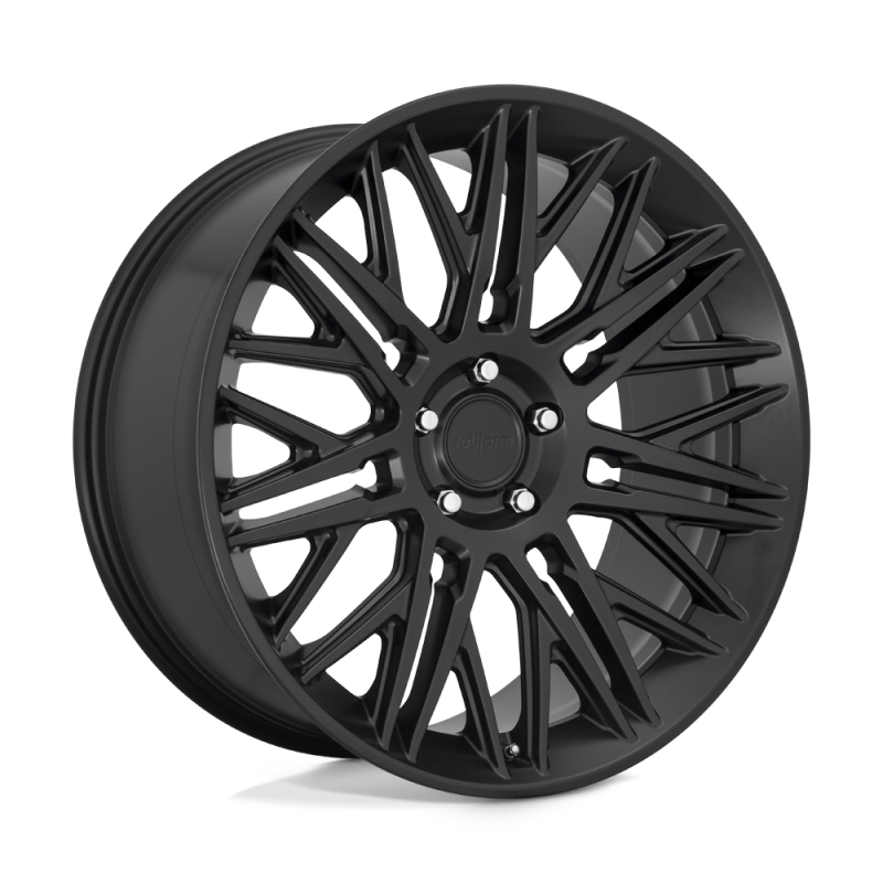 Rotiform R164 JDR Wheel 22x10 5x112 20 Offset - Matte Black-thumbmail-1
