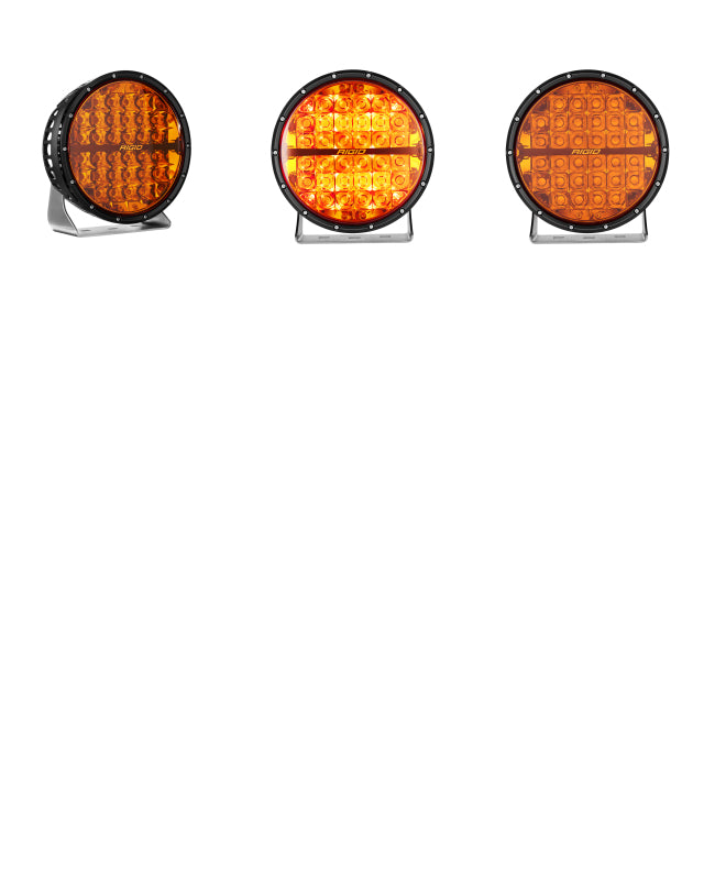 Rigid Industries 360-Series 9in LED Off-Road Spot Beam - Amber-thumbmail-2