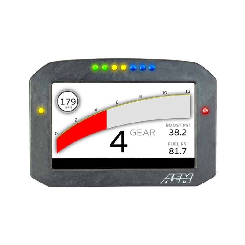 AEM CD-7LG Carbon Logging Flush Digital Dash Display w/ Internal 20Hz GPS & Antenna-thumbmail-4