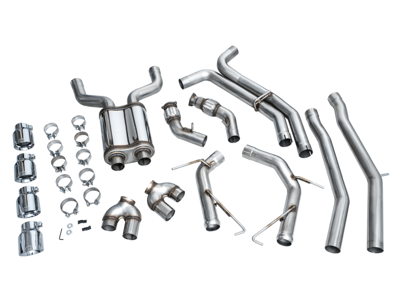 AWE Tuning 19-23 Audi C8 S6/S7 2.9T V6 AWD Track Edition Exhaust - Chrome Silver Tips-thumbmail-13