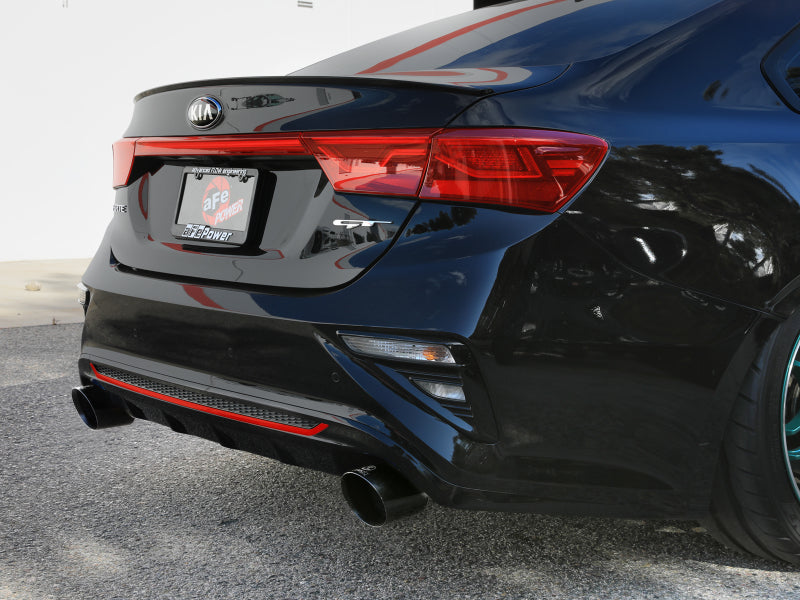 aFe 20-21 Kia Forte GT 1.6L 3in-2.5in 304 Stainless Steel Axle-Back Exhaust w/ Black Tips-thumbmail-2