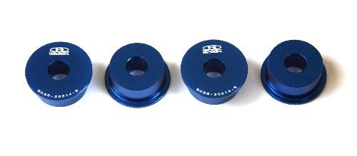BLOX Racing Honda S2000 Steering Rack Rigid Bushing Kit - Silver-thumbmail-2