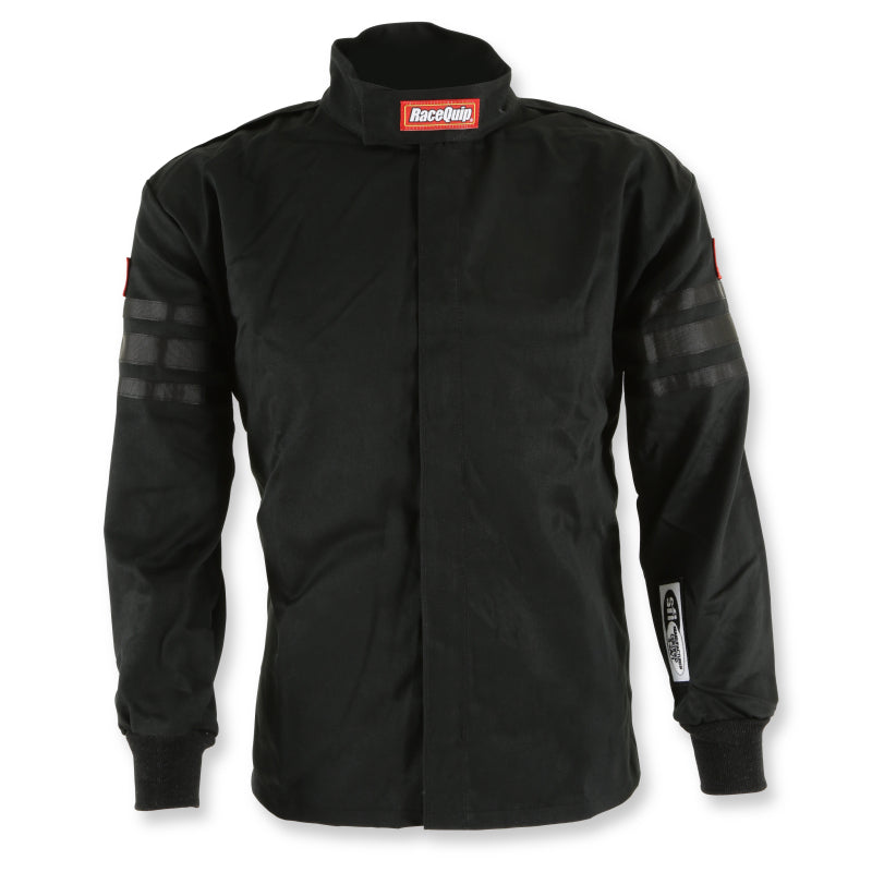 RaceQuip Black Trim SFI-1 JR. Jacket - Kids XXS