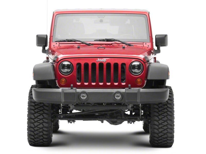 Raxiom 07-18 Jeep Wrangler JK Axial Series DB2 LED Headlights- Black Housing- Clear Lens-thumbmail-3