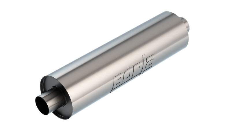 Borla Specialty Muffler 2.75in Center In/Out 6.75in Dia. 24in Body 29in OAL S-Type Un-Notched-thumbmail-1