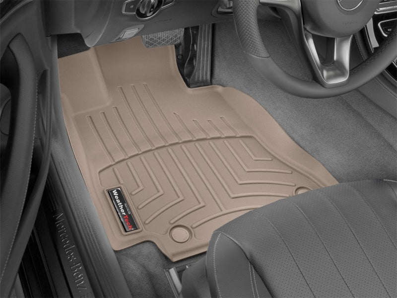 WeatherTech 2020+ Audi A5/S5 Rear (2nd Row) FloorLiners - Tan (COUPE ONLY)-thumbmail-1