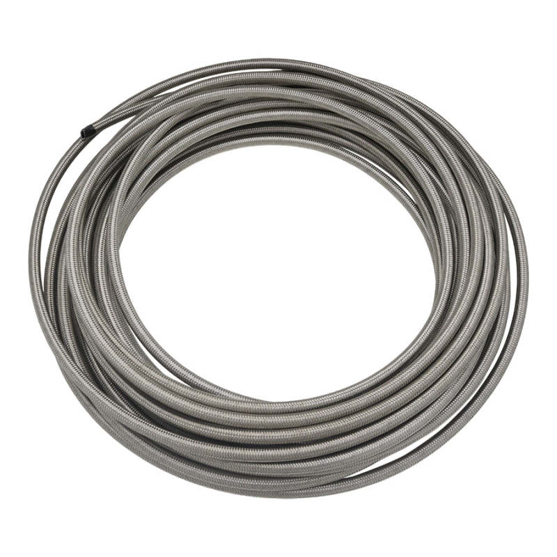 DeatschWerks 10AN Stainless Steel Double Braided PTFE Hose - 50ft-thumbmail-1