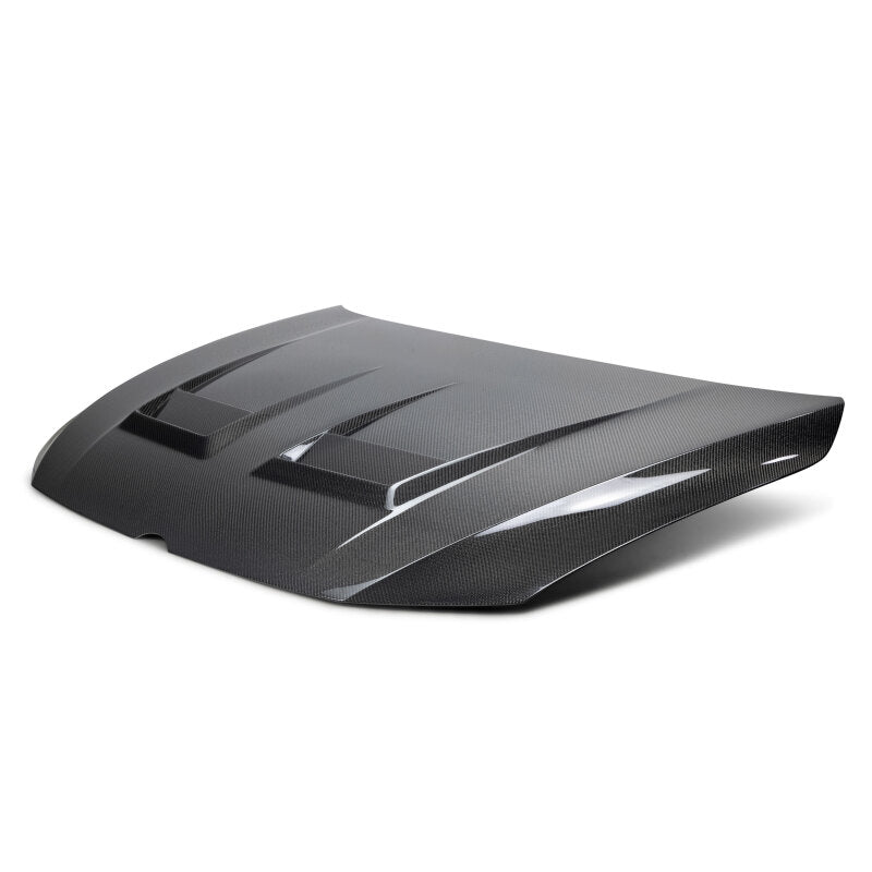 Seibon 2022-2023 Volkswagen Golf GTI/R DV-Style Carbon Fiber Hood-thumbmail-2