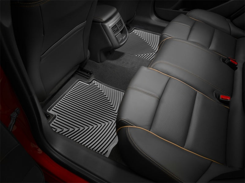 WeatherTech 17+ Mercedes-Benz E-Class Rear Rubber Mats - Black-thumbmail-1