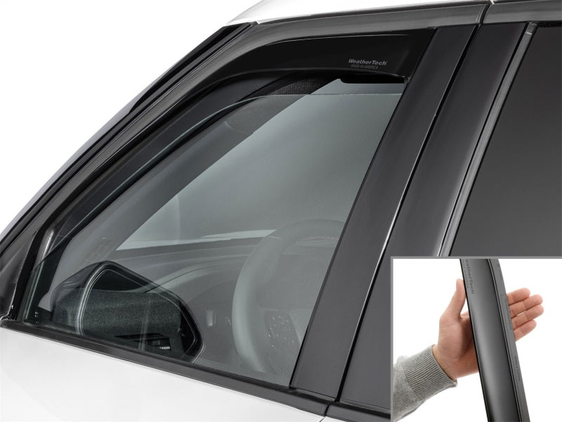 WeatherTech 20-26 Ford Explorer Front Front Side Window Deflectors - Matte Blk-thumbmail-2
