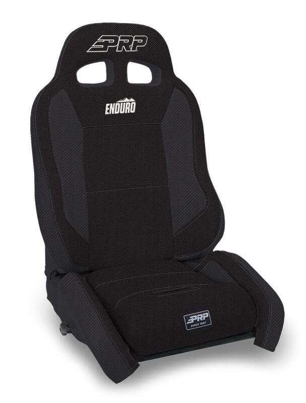 PRP EnduroCrawl Reclining Suspension Seat (Driver Side) - Black Tweed-thumbmail-1