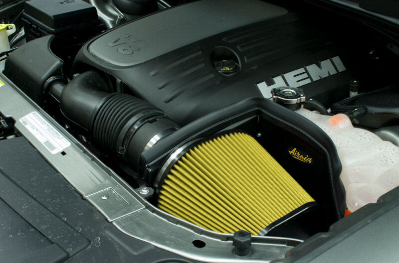 Airaid 11-22 Dodge Challenger/Charger  / Chrysler 300 3.6L V6 Intake Kit w/ Yellow Filter-thumbmail-2