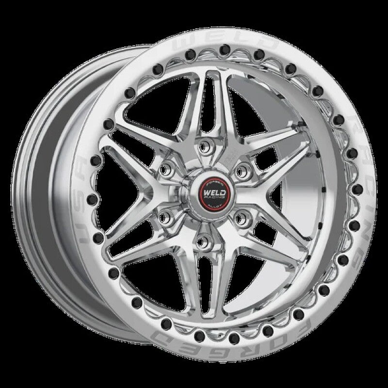 Weld 15X10 S81HD 6X5.5 6.5BS Polished Center, 3.54ID POL MT Ring-thumbmail-1