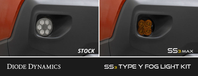 Diode Dynamics 22-24 Subaru Forester/Crosstrek  SS3 Type Y Fog Light Bracket Kit-thumbmail-3