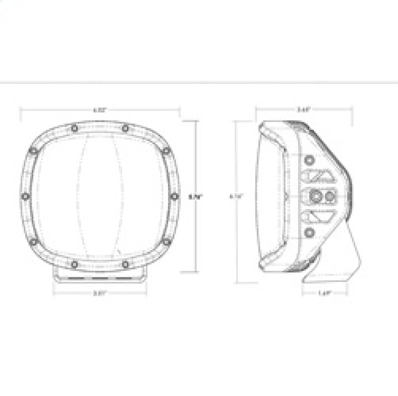 Rigid Industries Adapt XP w/ Amber PRO Lens (Pair)-thumbmail-3