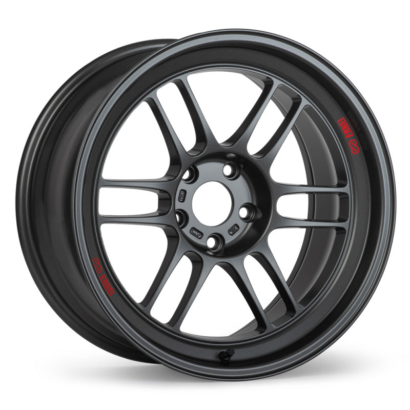 Enkei RPF1RS 18x10 5x114.3 6mm Offset 75mm Bore Matte Gunmetal Wheel-thumbmail-1