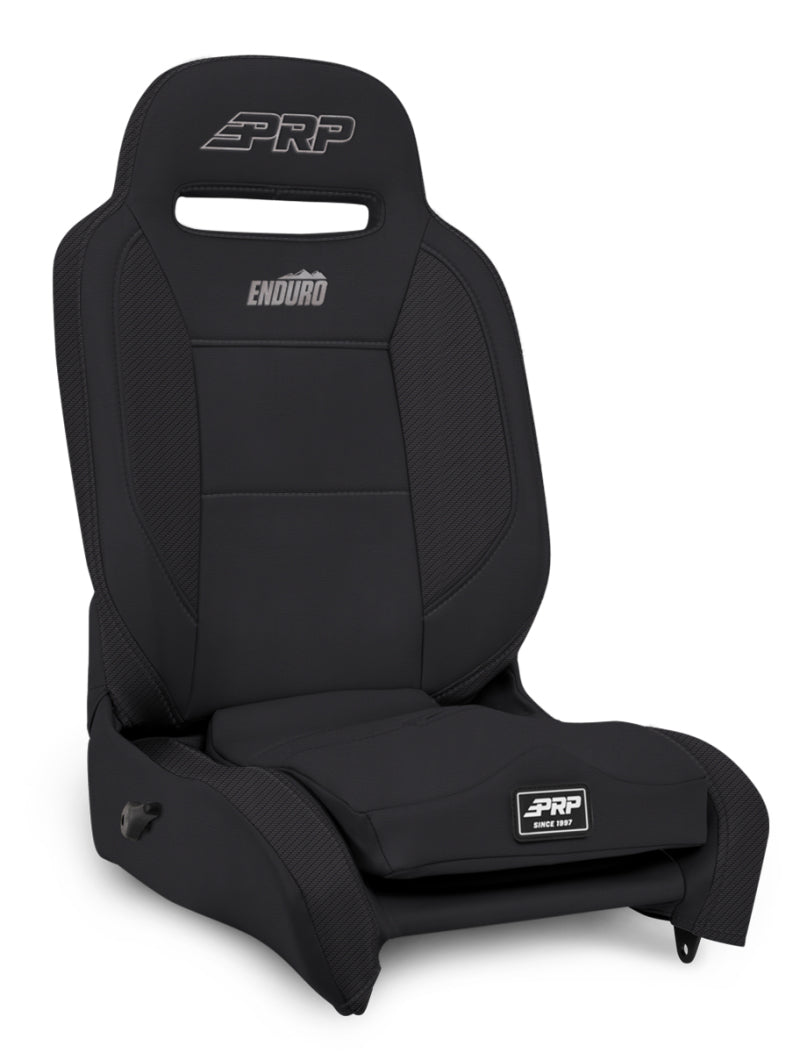 PRP Enduro Elite Reclining Suspension Seat (Passenger Side) - Black Vinyl/Black-thumbmail-1