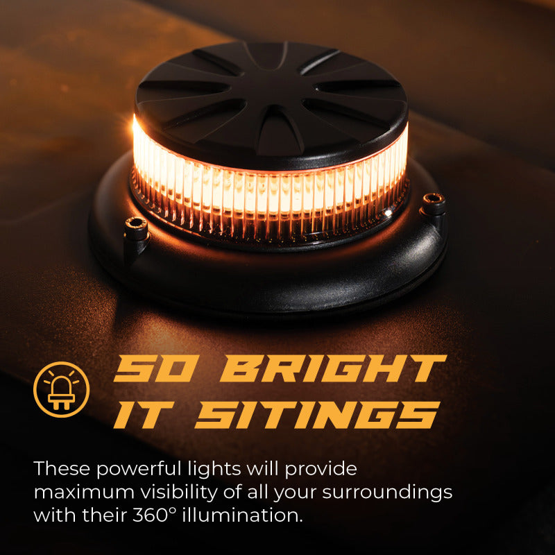 Putco Hornet Beacon Strobe Light Bar - (Amber/White)-thumbmail-6